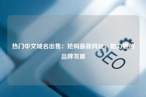 热门中文域名出售：抢购最新网址，助力您的品牌发展